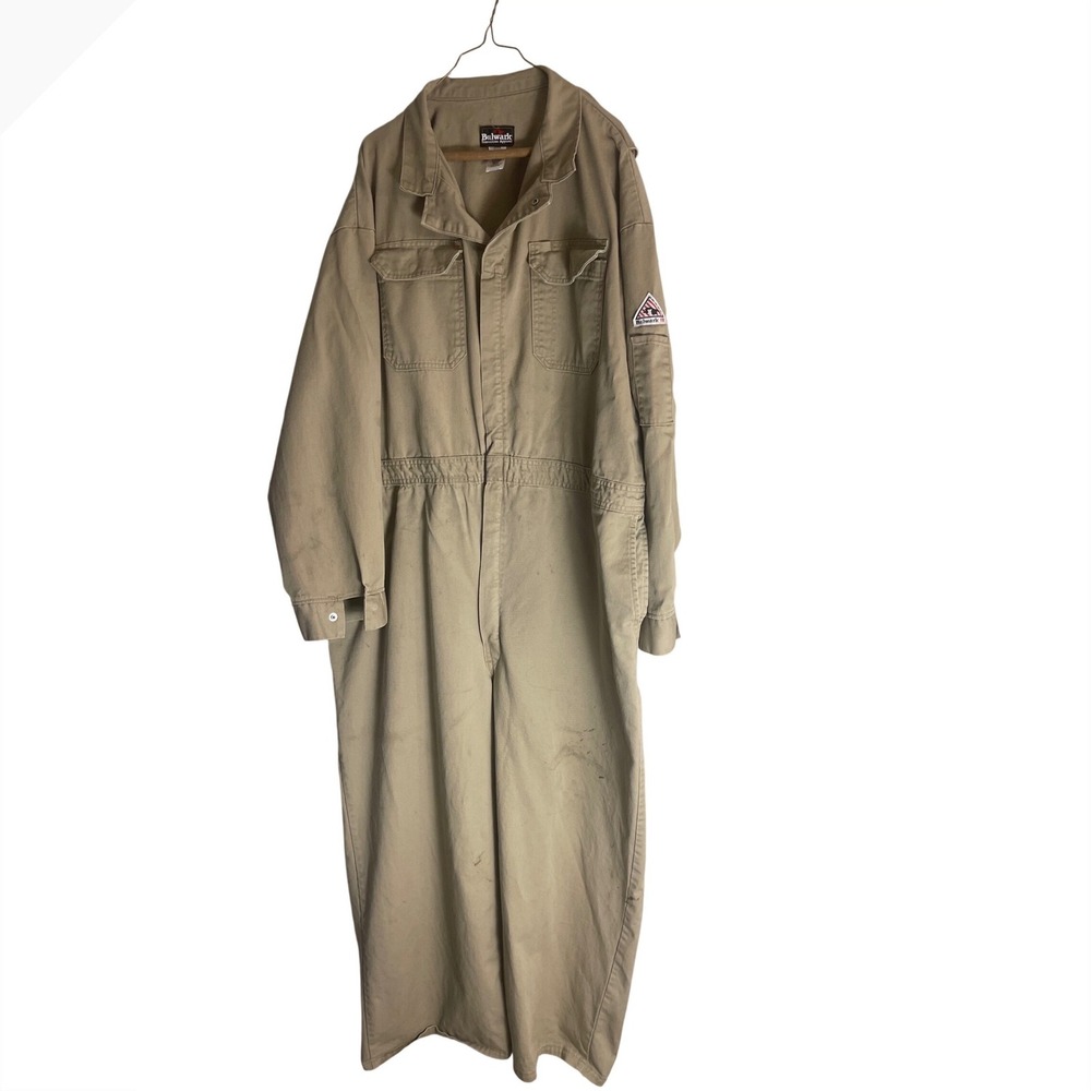Bulwark Protective Apparel Jumpsuit Coveralls Flame Resistant Mens‎ Size 42 READ